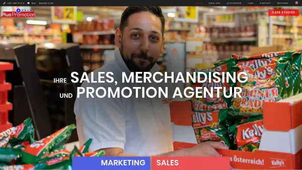 Website Screenshot: AFT Plus Promotion Sales GmbH - Plus Promotion Agentur Wien - Merchandising, Sampling, Sales Support & Promotion Events - Date: 2023-06-14 10:44:29