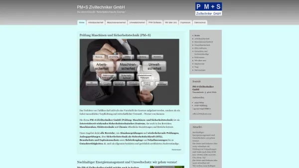 Website Screenshot: PM+S PM+S Ziviltechniker GmbH Dr Glaser Sicherheitstechnisches Zentrum Sicherheitstechnik SFK Österreich Austria Oberösterreich Zi - PM+S Ziviltechniker GmbH | Das österreichweite "Sicherheitstechnische Zentrum" - Date: 2023-06-26 10:19:00