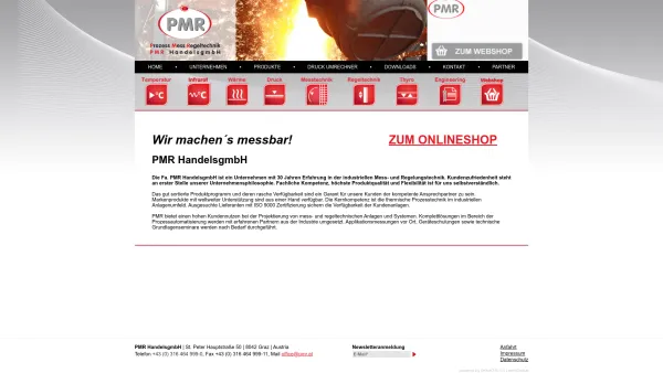 Website Screenshot: PMR HandelsgmbH - PMR HandelsgmbH - Date: 2023-06-26 10:19:00