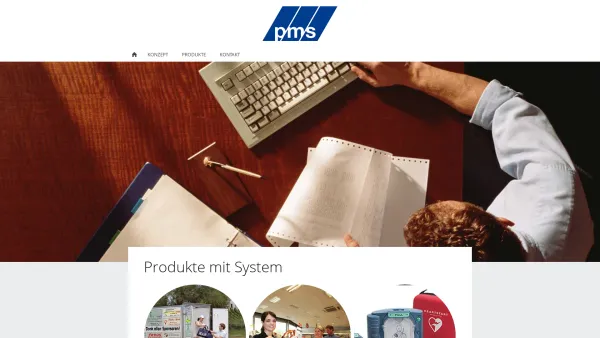 Website Screenshot: PMS Öffentlichkeitswerbung GmbH & Co.KG - Produkte mit System - Date: 2023-06-26 10:19:00