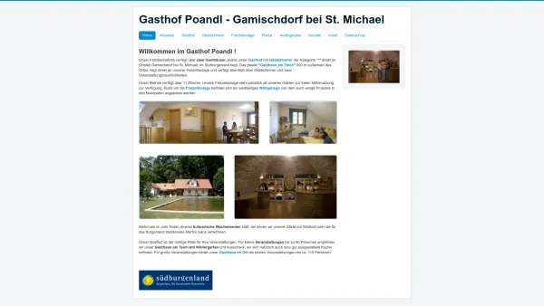 Website Screenshot: Gasthof Poandl  Urlaub wie Traum - - Home - Date: 2023-06-26 10:19:00