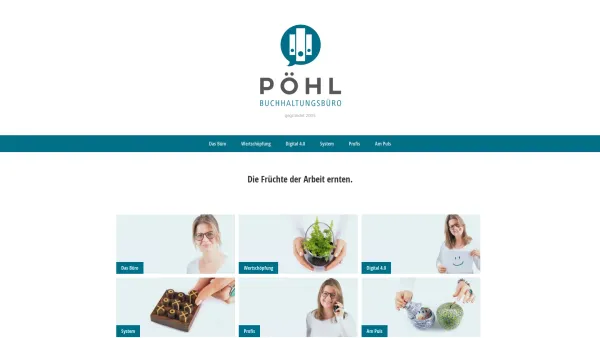 Website Screenshot: PÖHLFIBU Marta Pöhl Gewerbliche Buchhaltung - PÖHL Buchhaltungsbüro - Date: 2023-06-26 10:19:00