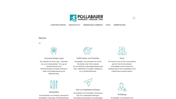 Website Screenshot: POELLABAUER.AT | Werbegrafik | Webdesign | Druck - PÖLLABAUER Wolfgang Werbegrafik | Webdesign | Print | Beschallungstechnik | EDV | Kommunikationselektronik | Birkfeld - Date: 2023-06-26 10:19:00