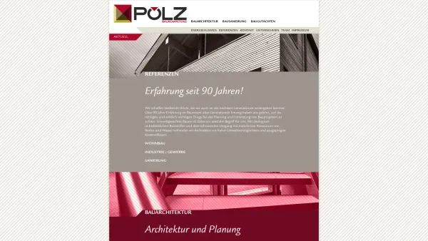 Website Screenshot: PÖLZ baukultur GmbH Qualität zum Quadrat - PÖLZ Baukultur - Home - Date: 2023-06-26 10:19:00
