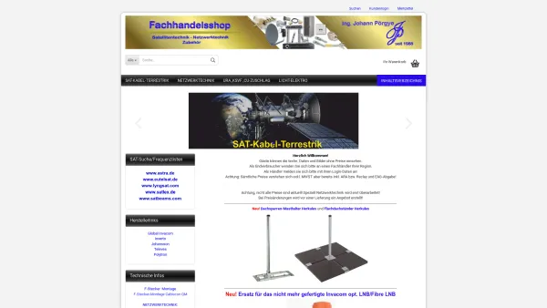 Website Screenshot: Ing. Johann Pörgye - JP-Fachhandelsshop - JP-Fachhandelsshop - Date: 2023-06-26 10:19:03