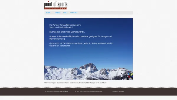 Website Screenshot: Josef pos_start.gif - HOME | pointofsports - Date: 2023-06-14 10:44:29