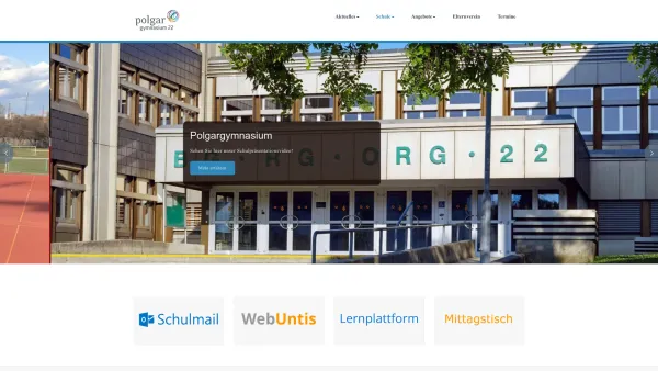 Website Screenshot: Bundesgymnasium Bundesrealgymnasium u BGBRG BORG 22 Herzlich - Polgargym – Polgargymnasium - Date: 2023-06-15 16:02:34