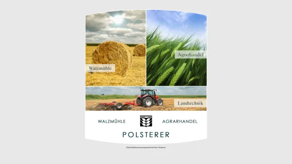 Website Screenshot: Heinrich Polsterer Agrarhandel GmbH & Co. KG - Polsterer - Ihr guter Partner - HEINRICH POLSTERER AGRARHANDEL GMBH & CO KG - Date: 2023-06-26 10:19:03