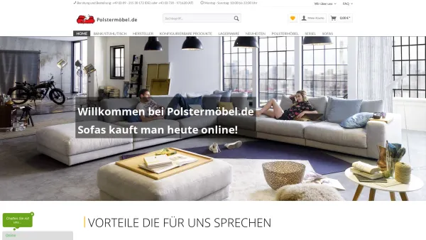 Website Screenshot: Tapezierer und Raumausstatter Hanisch - Polstermöbel clever kaufen! | Polstermöbel.de | Polstermoebel.de | Polstermöbel.at | Polstermoebel.at - Date: 2023-06-26 10:19:03