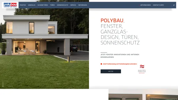 Website Screenshot: Baumgartner F Dipl Ing Polybau Fenster - Startseite | Actual Partner - Date: 2023-06-14 10:44:31
