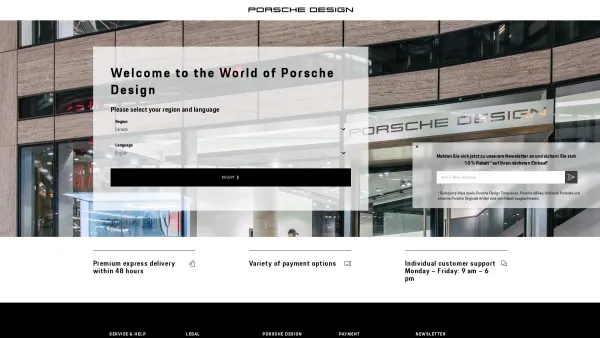 Website Screenshot: Porsche Design GmbH - Porsche Design® Official Site | Porsche Design - Date: 2023-06-15 16:02:34