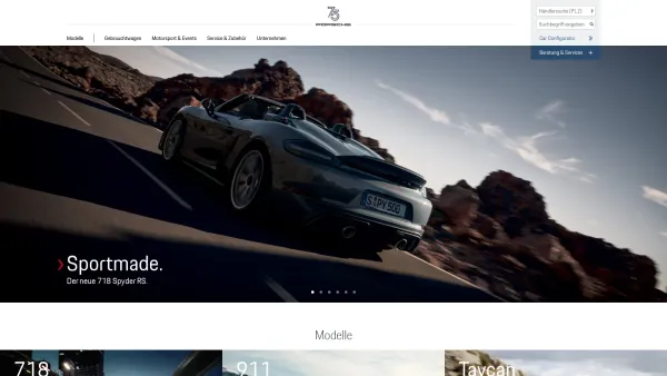 Website Screenshot: Porsche Austria Gesellschaft m.b.H. Co. - Porsche Österreich - Date: 2023-06-26 10:19:06
