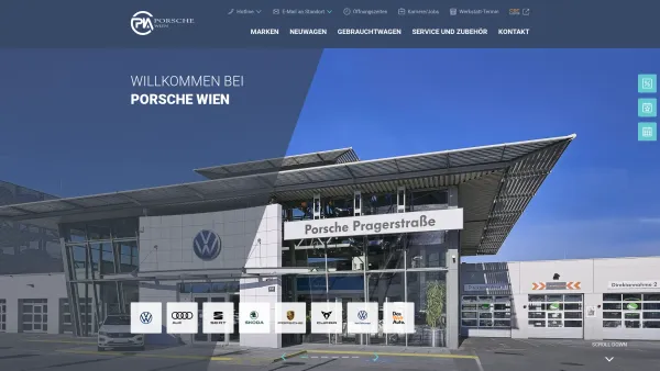 Website Screenshot: Porsche Wien Donaustadt VW VWLNF AUDI SKODA WELTAUTO - Porsche Wien - Date: 2023-06-14 16:38:20