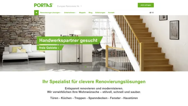 Website Screenshot: Lederhilger J GmbH Portas PORTAS Europas Renovierer Nr. 1! - PORTAS – Türrenovierung und Treppenrenovierung - Date: 2023-06-26 10:19:06