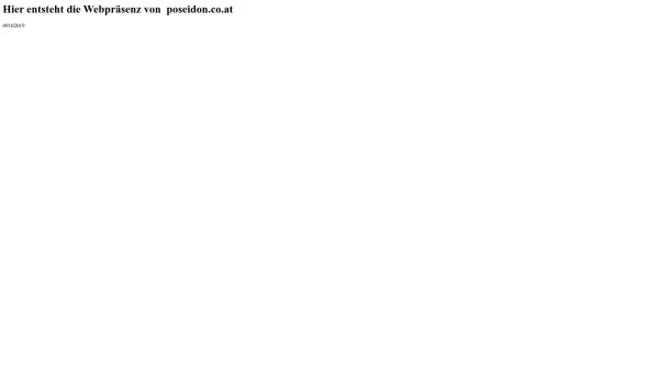 Website Screenshot: Poseidon Meeresaquaristik - Hier entsteht die Webpräsenz von  ing - Date: 2023-06-26 10:19:06