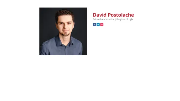Website Screenshot: Danilux - David Postolache - Beloved Ambassador, Kingdom of Light - Date: 2023-06-26 10:19:09