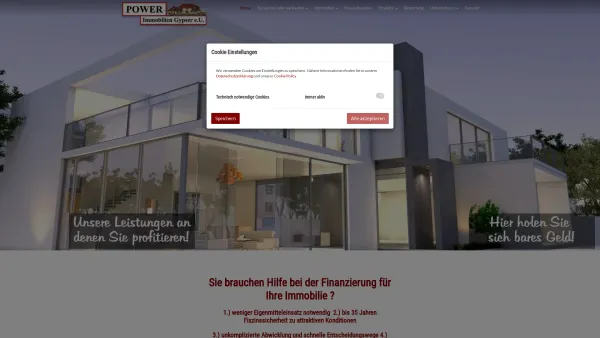 Website Screenshot: Power-Immobilien Gypser e.U. - Home - Power Immobilien Gypser e.U. - Date: 2023-06-26 10:19:09