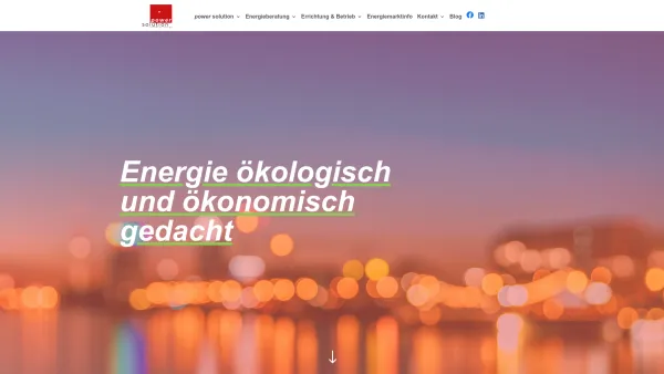 Website Screenshot: PowerSolution Energieberatung GmbH - PowerSolution - power - solution - Date: 2023-06-26 10:19:09