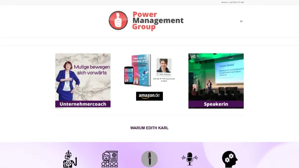 Website Screenshot: PowerManagement - Startseite 2021 - - Date: 2023-06-26 10:19:09