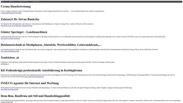 Website Screenshot: Fa. Alexander Sofka the eXplainer - Powerplay Webdesign Werbung Links für Wien Firmen Liste - Date: 2023-06-26 10:19:09