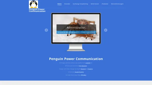 Website Screenshot: PPC Penguin Power Communication - PPC - Penguin Power Communication - Date: 2023-06-14 10:37:46