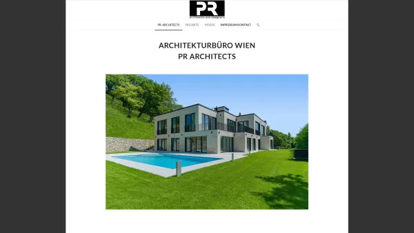 Website Screenshot: pr_architects - PR ARCHITEKTEN – Architekturbüro Wien - Date: 2023-06-26 10:19:09