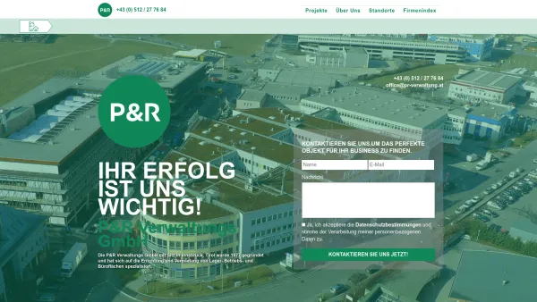 Website Screenshot: P&R Verwaltungs GmbH / Sternwarte Verwaltungs GmbH - P&R Verwaltung - Date: 2023-06-26 10:19:09