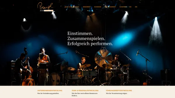 Website Screenshot: [ prangl consulting - Prangl Jazz Consulting Graz – Organisationsentwicklung, ergebnisorientierte Begleitung für Teams und Führungskräfte - Date: 2023-06-26 10:19:12