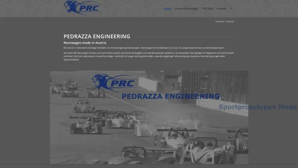 Website Screenshot: bei PRC Rennsporttechnik Walter Pedrazza - PEDRAZZA ENGINEERING - Date: 2023-06-14 10:44:34