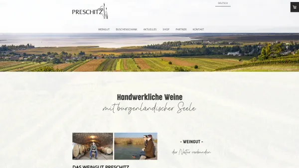 Website Screenshot: Weinbau Familie Preschitz - Neusiedl am See - Weingut & Buschenschenke Preschitz - Date: 2023-06-26 10:19:15