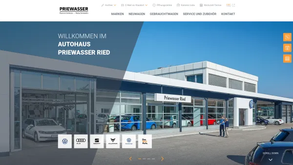 Website Screenshot: Autohaus Priewasser - Autohaus Priewasser GmbH - Date: 2023-06-26 10:19:15