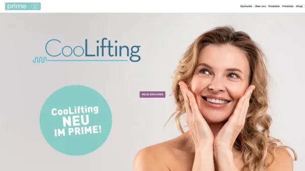 Website Screenshot: prime Kosmetikstudio in Salzburg - prime Kosmetikstudio - Ihr Spezialist für Anti-Aging Behandlungen - Date: 2023-06-26 10:19:15
