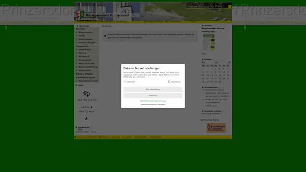 Website Screenshot: Gemeindeamt Marktgemeinde Prinzersdorf - Marktgemeinde Prinzersdorf - Startseite - Date: 2023-06-26 10:19:15