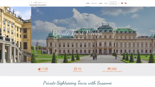 Website Screenshot: Privatetoursvienna.com - Private Tours Vienna Sightseeing with Susanne Waldeck - Date: 2023-06-26 10:26:38