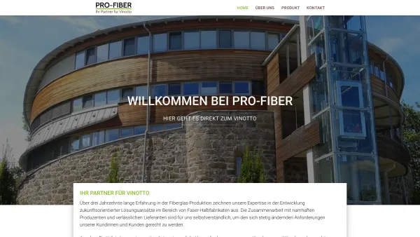 Website Screenshot: bei PRO-Fiber - Home - Pro Fiber - Date: 2023-06-26 10:19:18