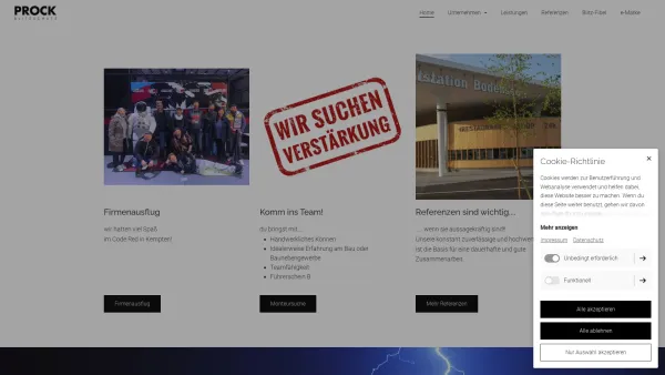 Website Screenshot: Prock Blitzschutz Dornbirn und Hohenems Vorarlberg Austria - GUT BESCHÜTZT | Prock Blitzschutz - Date: 2023-06-26 10:19:18