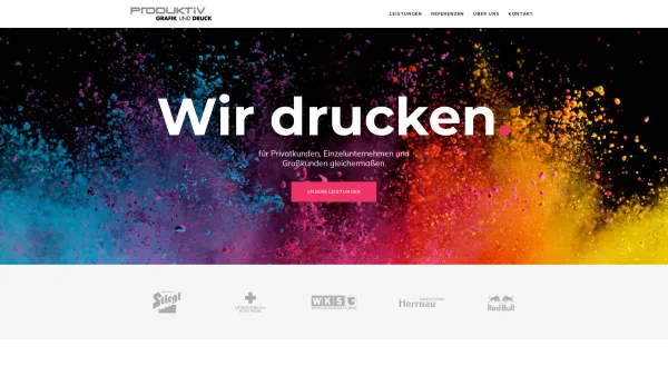Website Screenshot: produktiv GRAFIK und DRUCK - produktiv Grafik und Druck in Salzburg - Date: 2023-06-26 10:19:18