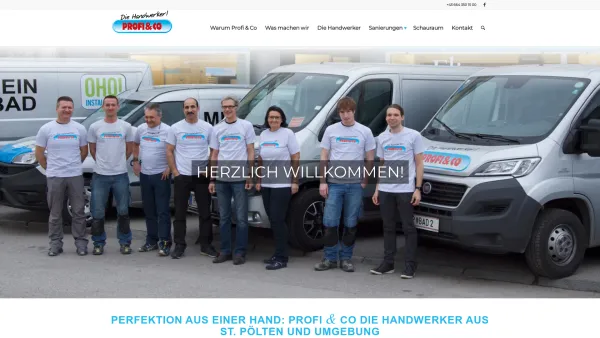 Website Screenshot: Fliesen Hausmann www.profi.co.at - Profi & Co – Ihr Zusammenschluss aus Installateur und anderem Gewerben | Profi & Co in St. Pölten - Date: 2023-06-26 10:19:18