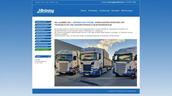 Website Screenshot: J. Brüning - Trapezblech, Wellblech - J. Brüning Bausysteme - Date: 2023-06-15 16:02:34
