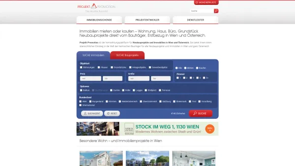 Website Screenshot: CORDES Werbeconsulting GmbH - Neubauprojekte und Immobilien in Wien und Österreich - Date: 2023-06-15 16:02:34