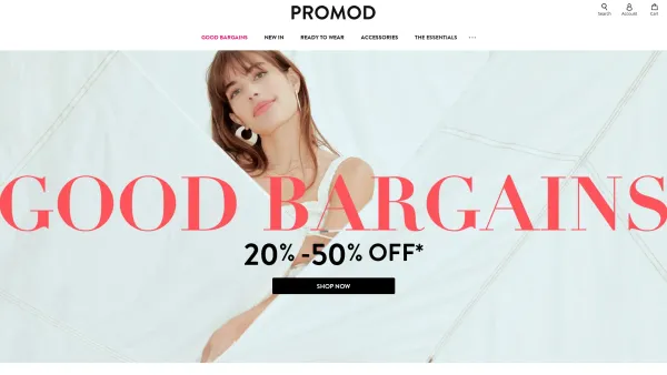 Website Screenshot: Promod.com achat de vêtements et mode pour femme Womens Fashion Store DAMENMODE - Promod - French fashion for Women - Date: 2023-06-26 10:19:21