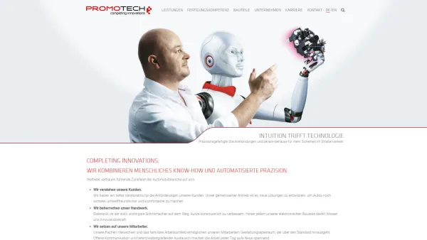 Website Screenshot: Promotech Kunststoff und Metallverarbeitungsges.m.b.H. - Promotech Kunststoff- und Metallverarbeitungs GmbH. - Date: 2023-06-26 10:19:21
