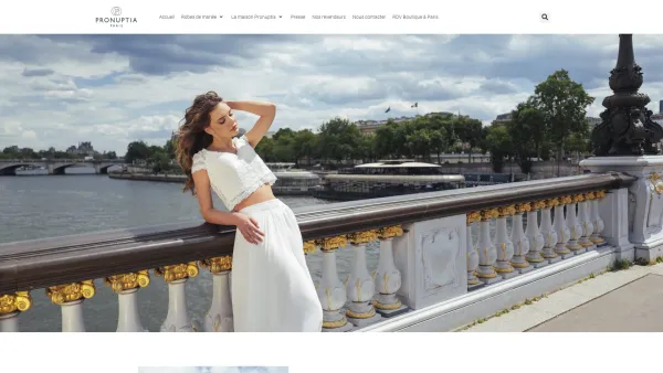 Website Screenshot: Pronuptia de Pronutia - Pronuptia Paris - Une marque connue dans le monde de la mode ! - Date: 2023-06-26 10:19:24