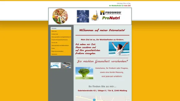 Website Screenshot: RITTER KG - PRONUTRI-VITAL - Startseite - Date: 2023-06-26 10:19:24