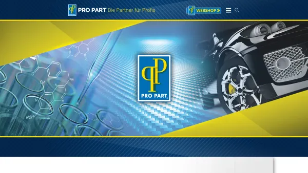 Website Screenshot: Pro Part Handels GmbH - PRO PART | Die Partner Für Profis – Hochwertige chemisch-technische Produkte für KFZ, Industrie und Gewerbe - Date: 2023-06-26 10:19:24