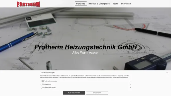 Website Screenshot: Protherm Heizungstechnik GmbH ACV Heizungstechnik GmbH - Protherm Heizungstechnik GmbH - Startseite - Date: 2023-06-14 10:44:37