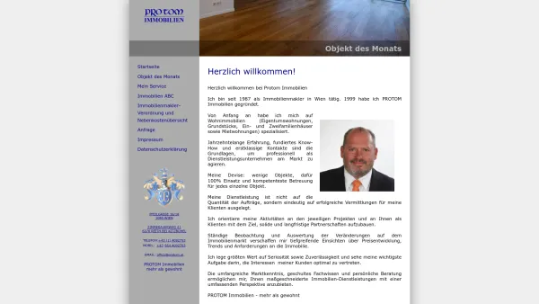 Website Screenshot: Protom Immobilien - PROTOM Immobilien - Date: 2023-06-26 10:19:24