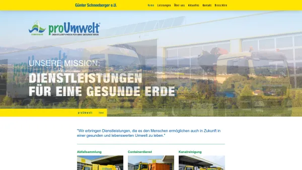 Website Screenshot: proUmwelt® - Startseite - proUmwelt Vorchdorf - Date: 2023-06-26 10:19:24