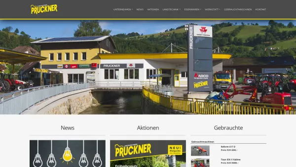 Website Screenshot: Landmaschinen Pruckner Engelbert GmbH - Pruckner Landmaschinen - Date: 2023-06-26 10:19:24