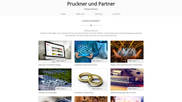 Website Screenshot: PRUCKNER Werbeagentur - Pruckner-und-Partner Filmproduktion - Date: 2023-06-26 10:19:24